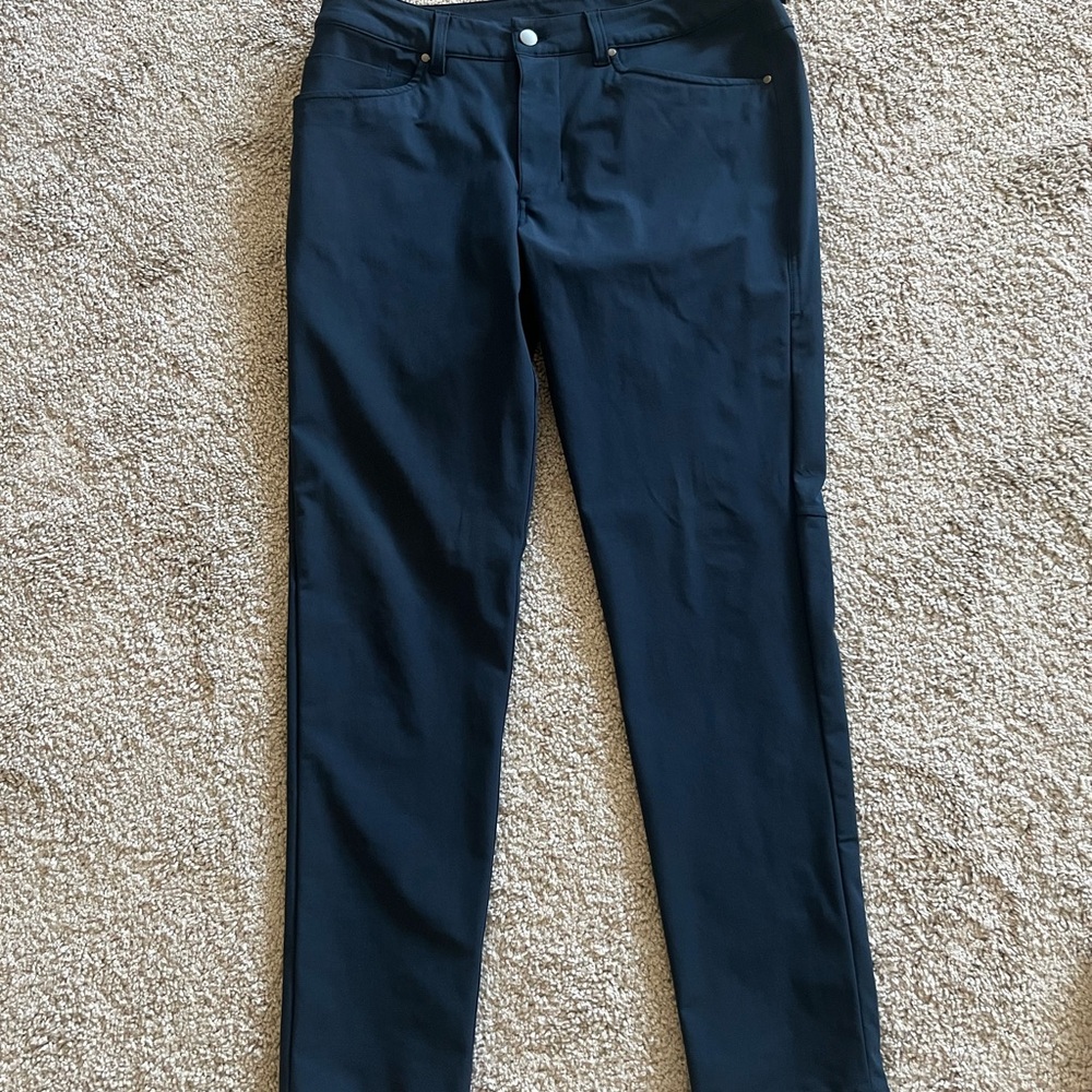 Lululemon ABC Slim Fit Pants Navy 5 Pocket Men’s Size 32